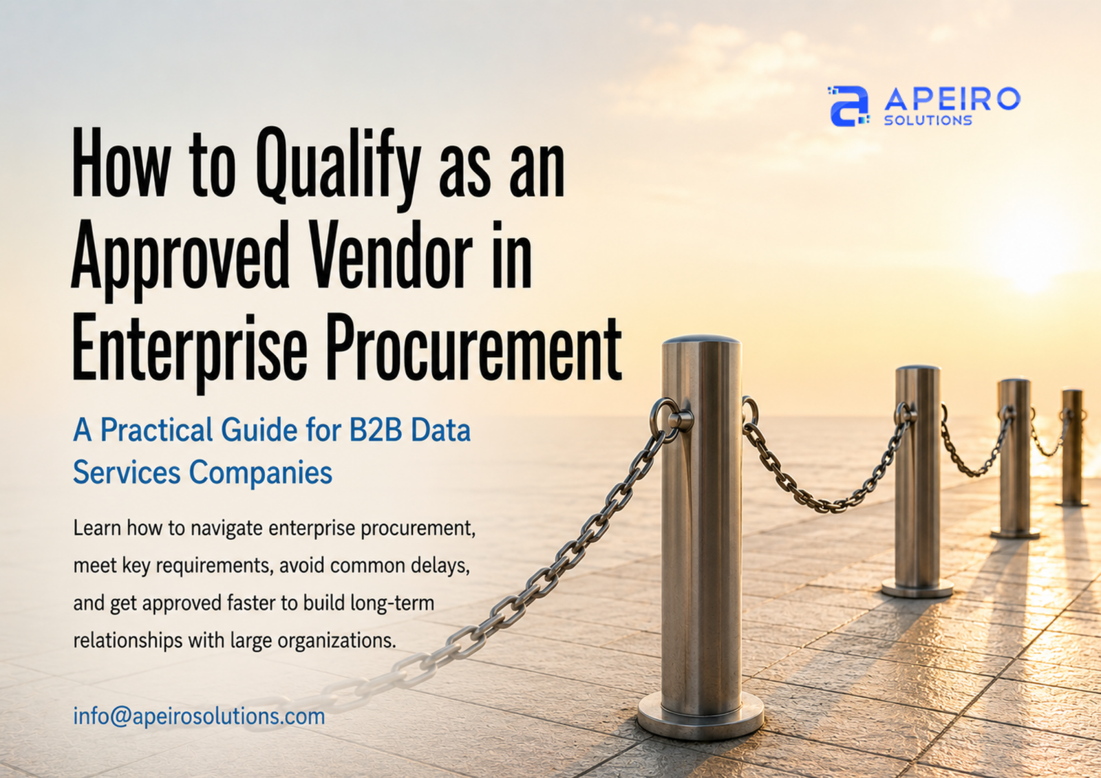 How to Qualify as an Approved Vendor in Enterprise Procurement