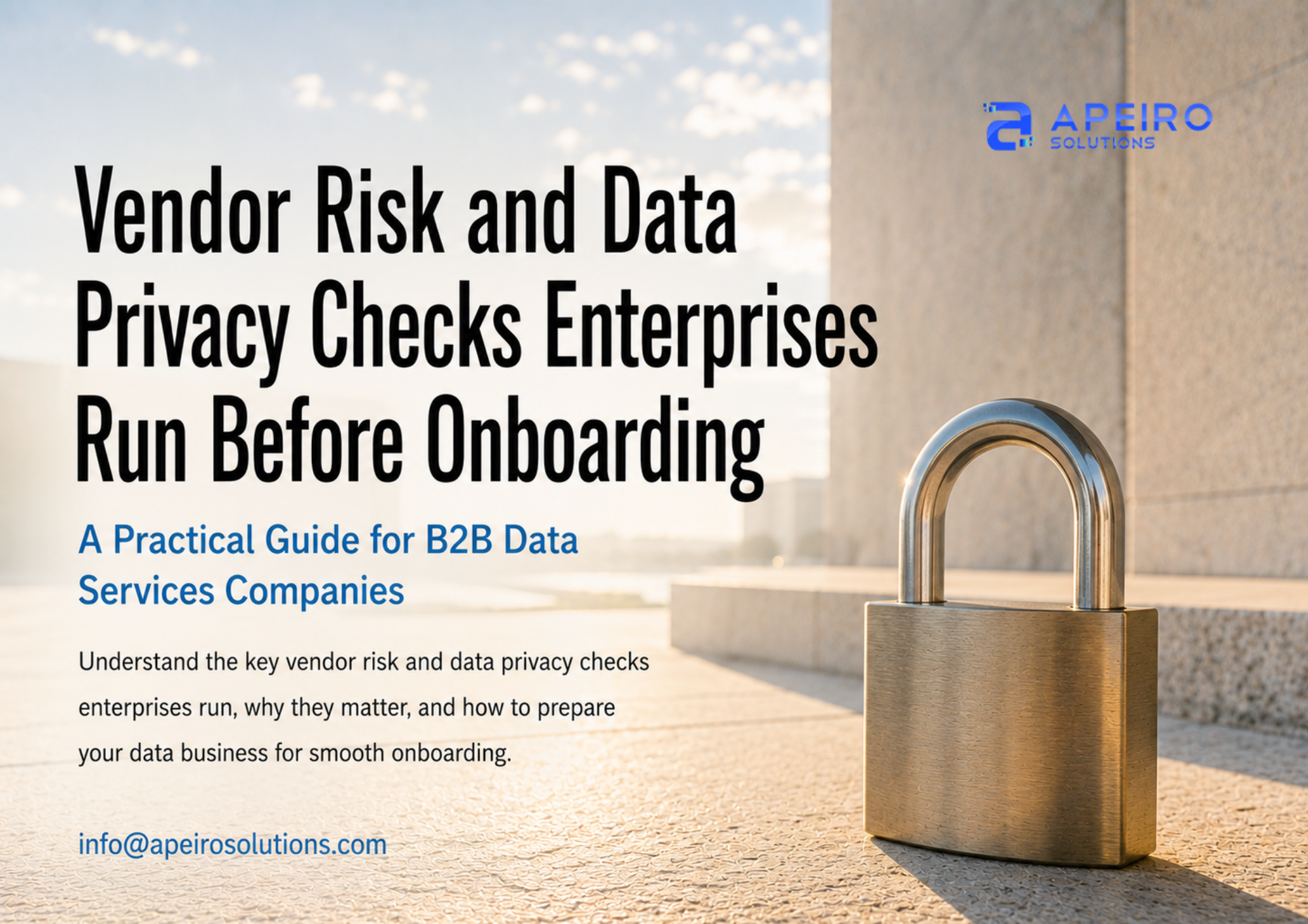 Vendor Risk and Data Privacy Checks Enterprises Run Before Onboarding