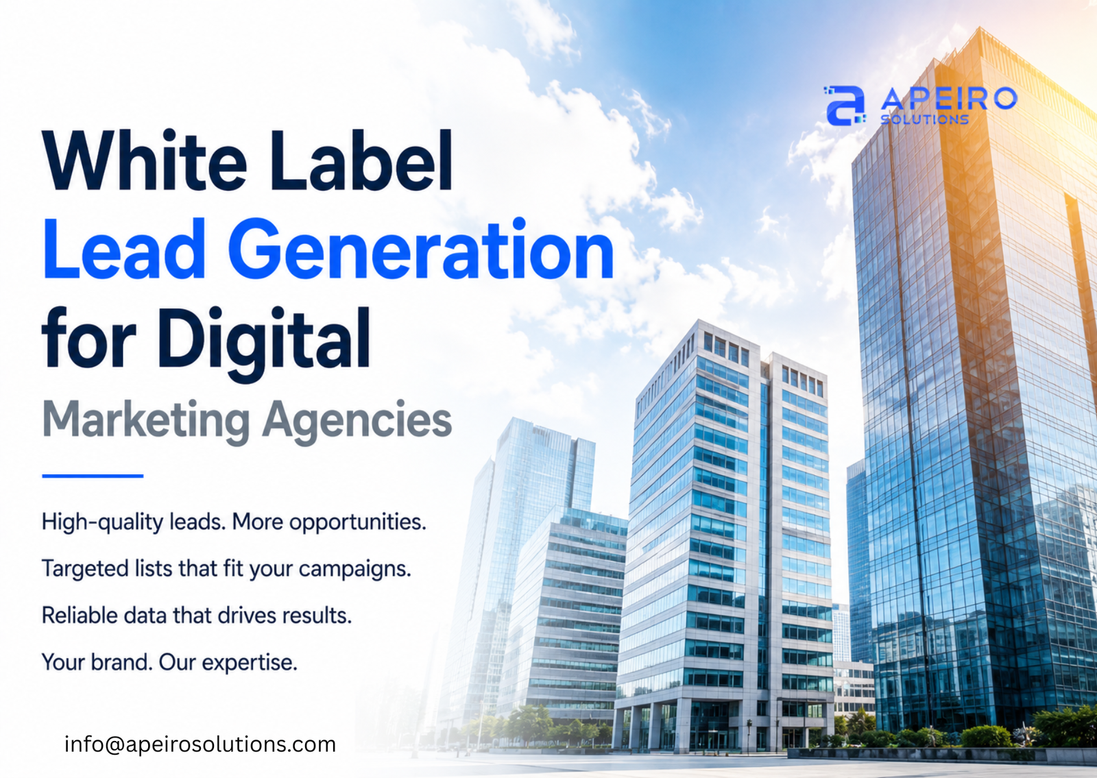 White Label Lead Generation for Digital Marketing Agencies